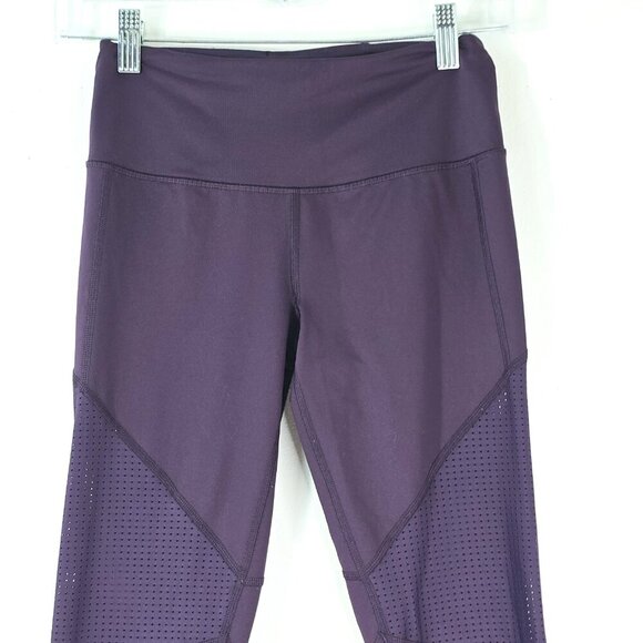 Victoria's Secret Purple Knockout Breathable Mesh Athletic Leggings - Picture 3 of 8
